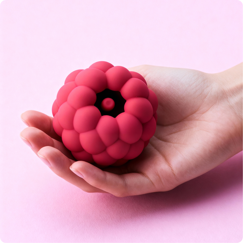 Berri Clitoral Vibrator in hand